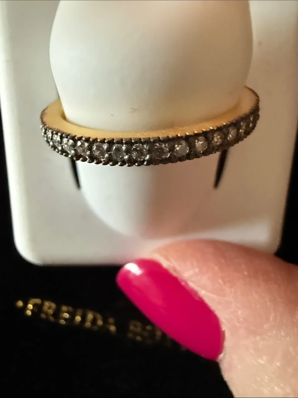 Freida Rothman Pavé Band Ring in Sterling Sulver